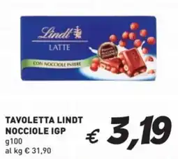 Coal Tavoletta lindt nocciole igp offerta