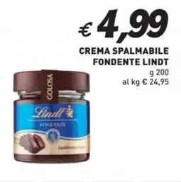 Coal Crema spalmabile fondente lindt offerta