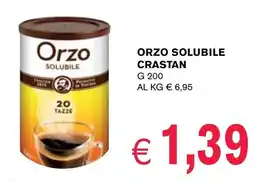 D'Italy Orzo solubile CRASTAN offerta