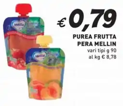 Coal Purea frutta pera mellin offerta