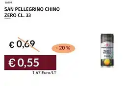 Prezzemolo e Vitale San pellegrino chino zero offerta