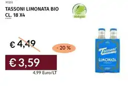 Prezzemolo e Vitale Tassoni limonata bio offerta