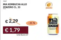 Prezzemolo e Vitale Mia kombucha allo zenzero offerta