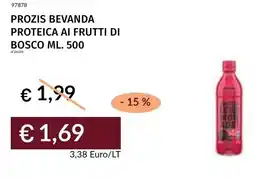 Prezzemolo e Vitale Prozis bevanda proteica ai frutti di bosco offerta