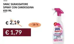 Prezzemolo e Vitale Smac sgrassatore spray con candeggina offerta