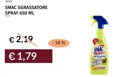 Prezzemolo e Vitale Smac sgrassatore spray offerta