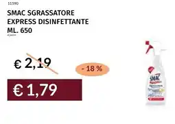 Prezzemolo e Vitale Smac sgrassatore express disinfettante offerta