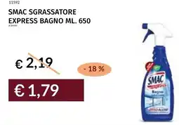 Prezzemolo e Vitale Smac sgrassatore express bagno offerta