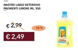 Prezzemolo e Vitale Mastro lindo detersivo pavimenti limone offerta