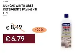 Prezzemolo e Vitale Nuncas winto gres detergente pavimenti offerta