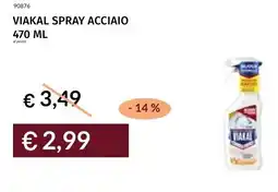 Prezzemolo e Vitale Viakal spray acciaio offerta
