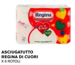 D'Italy Asciugatutto regina di cuori x 6 rotoli offerta