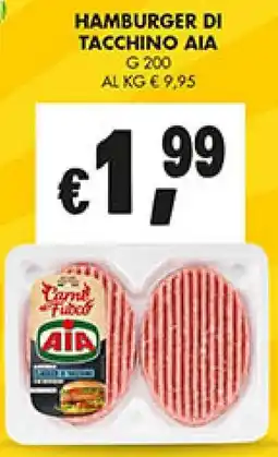Coal Hamburger di tacchino AIA offerta