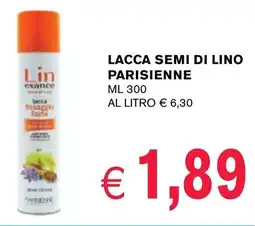 D'Italy Lacca semi di lino PARISIENNE offerta