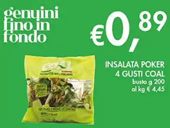 Coal Insalata poker 4 gusti COAL offerta