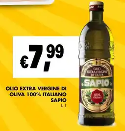 èccoMI Olio extra vergine di oliva 100% italiano SAPIO offerta
