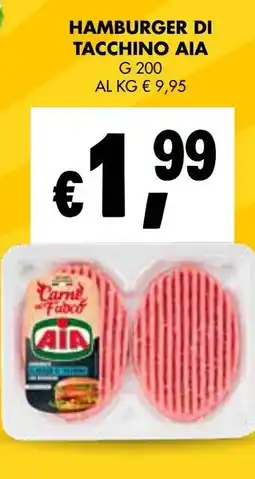 èccoMI Hamburger di tacchino AIA offerta
