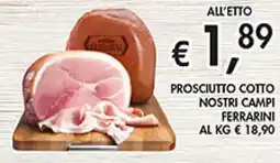 Coal Prosciutto cotto nostri campi ferrarini offerta