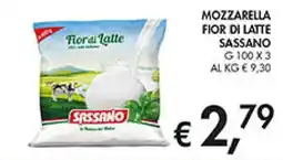 Coal Mozzarella fior di latte SASSANO offerta