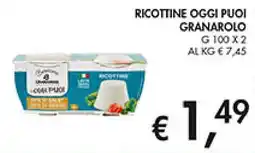 Coal Ricottine oggi puoi GRANAROLO offerta