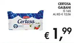 Coal Certosa GALBANI offerta