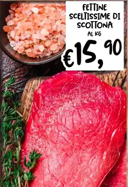 èccoMI Fettine sceltissime di scottona offerta