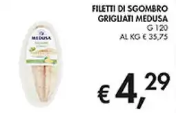 Coal Filetti di sgombro grigliati MEDUSA offerta