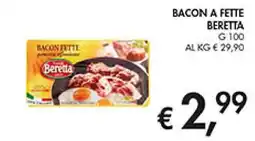 Coal Bacon a fette BERETTA offerta