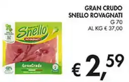 Coal Gran crudo snello ROVAGNATI offerta