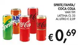 Coal Sprite/fanta/ coca cola offerta