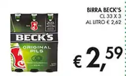 Coal Birra BECK'S offerta