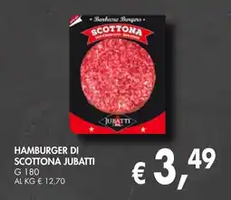 èccoMI Hamburger di scottona JUBATTI offerta