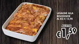 èccoMI Lasagne alla bolognese offerta