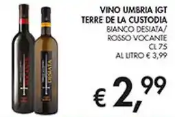 Coal Vino umbria igt terre de la custodia bianco desiata/ rosso vocante offerta