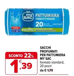 Iperal Sacchi profumati per pattumiera MY SAC offerta