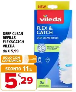 Iperal Deep clean refills flex&catch VILEDA offerta