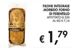 Coal Filone integrale morbido forno di ferentillo affettato offerta