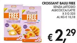 Coal Croissant bauli free senza lattosio albicocca/latte offerta