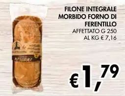 èccoMI Filone integrale morbido forno di ferentillo offerta