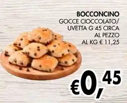 èccoMI Bocconcino gocce cioccolato/ uvetta offerta