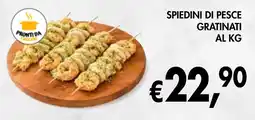 èccoMI Spiedini di pesce gratinati offerta