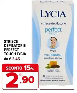 Iperal Strisce depilatorie perfect touch LYCIA offerta