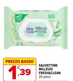 Iperal Salviettine milleusi FRESH&CLEAN offerta