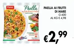 èccoMI Paella ai frutti di mare offerta