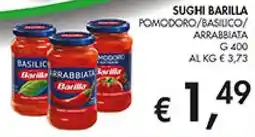 Coal Sughi barilla pomodoro/basilico/ arrabbiata offerta