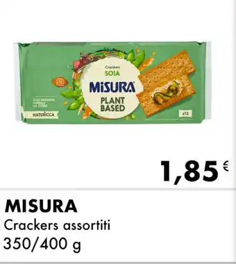 Iper Tosano MISURA Crackers assortiti offerta