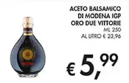 Coal Aceto balsamico di modena igp oro due vittorie offerta