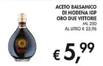 Aceto balsamico di modena igp oro due vittorie