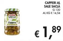 Coal Capperi al sale SACLÀ offerta