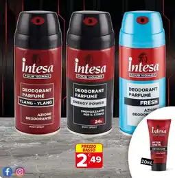 Iperal Intesa deodorant parfumé offerta